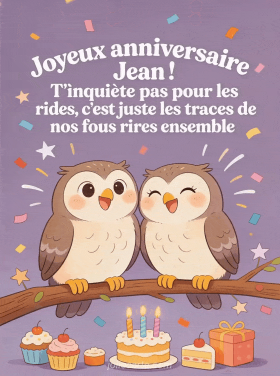 Joyeux anniversaire Jean - Jean rigolo