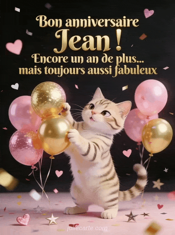 Joyeux anniversaire Jean - Bon anniversaire jean