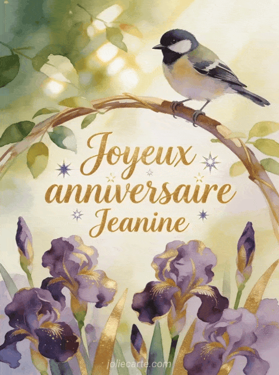 Joyeux anniversaire Jeanine - Joyeux anniversaire jeanine image