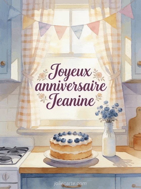 Joyeux anniversaire Jeanine - Joyeux anniversaire jeanine gif