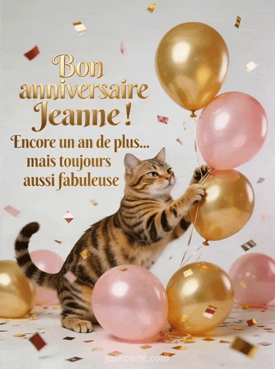 Joyeux anniversaire Jeanne - Bon anniversaire jeanne