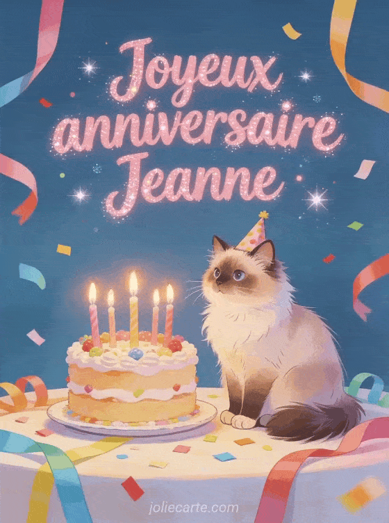 Joyeux anniversaire Jeanne - Joyeux anniversaire jeanne gif