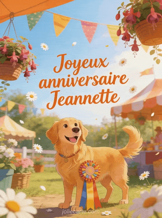 Joyeux anniversaire Jeannette - Joyeux anniversaire jeannette gif
