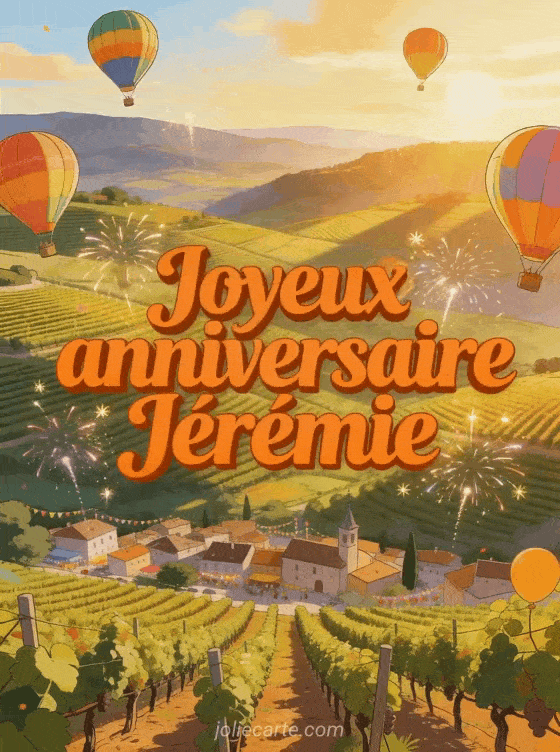 Joyeux anniversaire Jérémie - Joyeux anniversaire jeremie gif anime