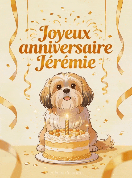 Joyeux anniversaire Jérémie - Joyeux anniversaire jeremie image