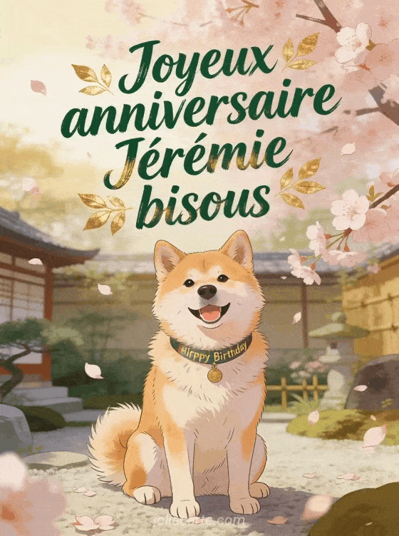 Joyeux anniversaire Jérémie - Joyeux anniversaire jeremie bisous