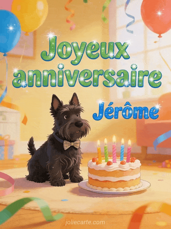 Joyeux anniversaire Jérôme - Joyeux anniversaire jerome gif