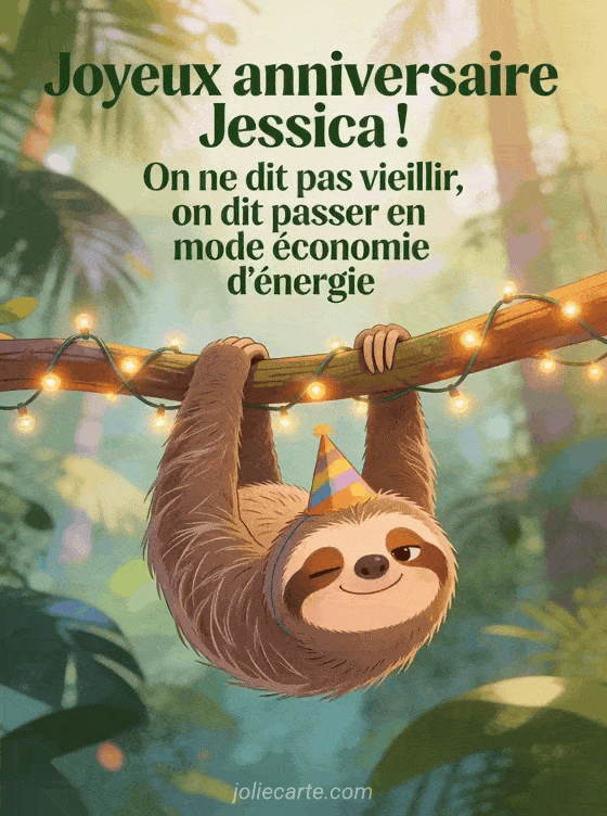 Joyeux anniversaire Jessica - Jessica humour