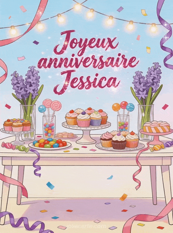 Joyeux anniversaire Jessica - Joyeux anniversaire jessica fille