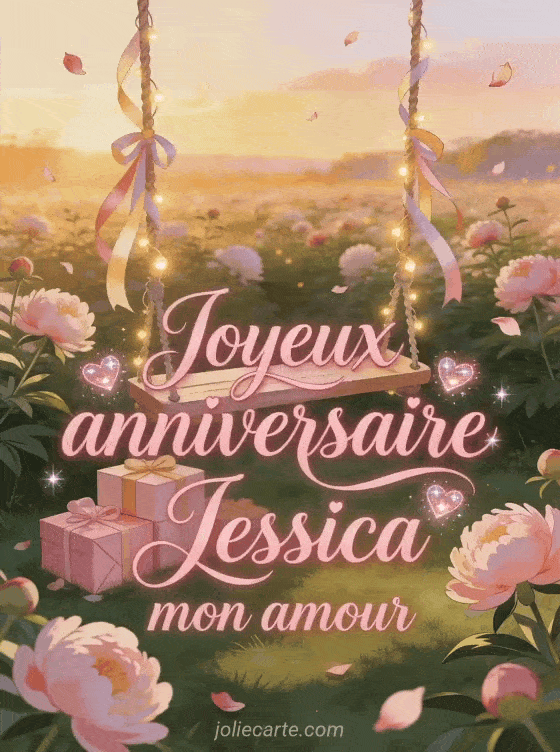 Joyeux anniversaire Jessica - Joyeux anniversaire jessica mon amour