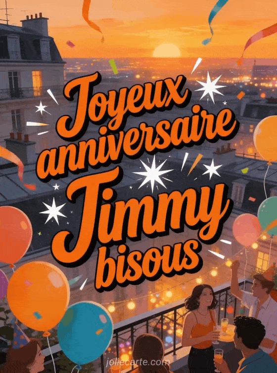 Joyeux anniversaire Jimmy - Joyeux anniversaire jimmy bisous