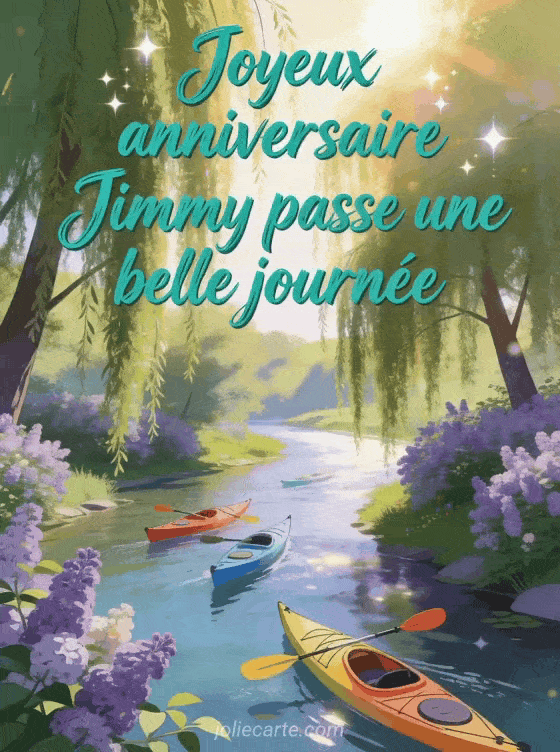 Joyeux anniversaire Jimmy - Joyeux anniversaire jimmy gif anime