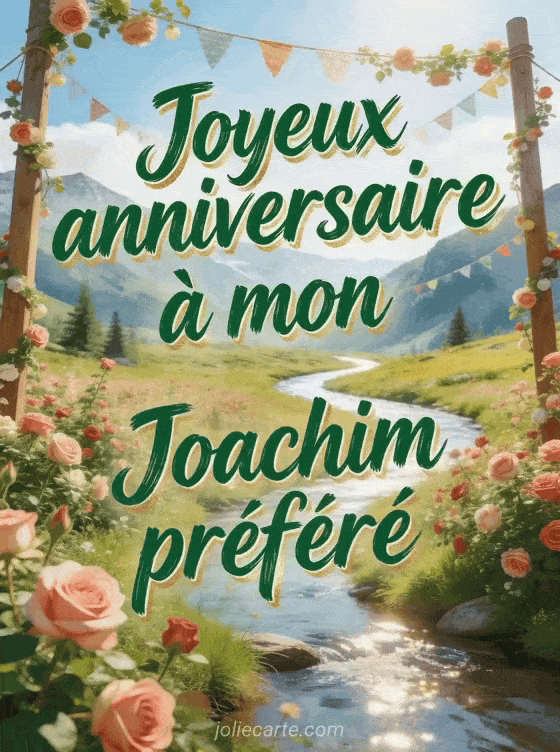 Joyeux anniversaire Joachim - Joyeux anniversaire joachim fleurs