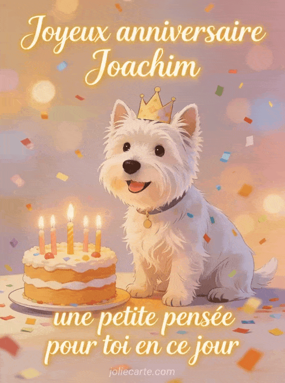 Joyeux anniversaire Joachim - Carte joyeux anniversaire joachim gratuite