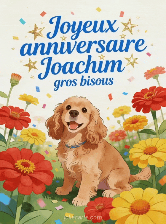 Joyeux anniversaire Joachim - Joyeux anniversaire joachim gros bisous