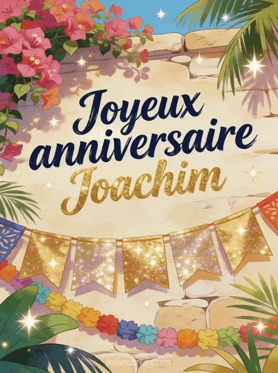 Joyeux anniversaire Joachim - Joyeux anniversaire joachim gif anime