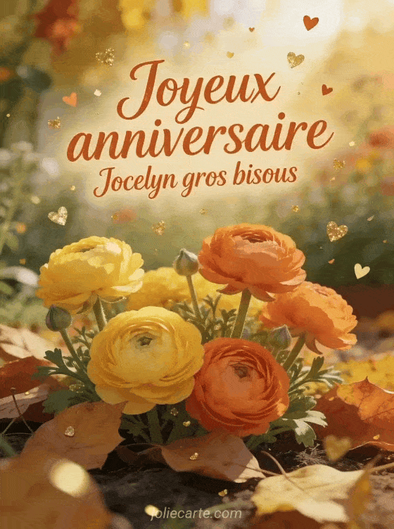 Joyeux anniversaire Jocelyn - Joyeux anniversaire jocelyn gros bisous