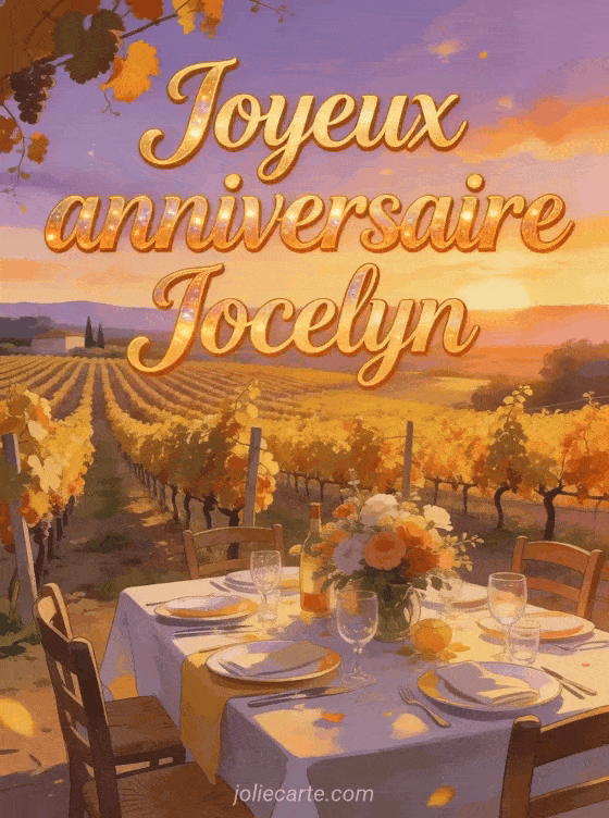 Joyeux anniversaire Jocelyn - Joyeux anniversaire jocelyn gif