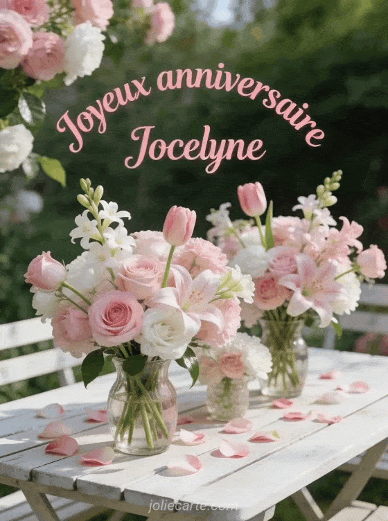 Joyeux anniversaire Jocelyne - Joyeux anniversaire jocelyne fleurs