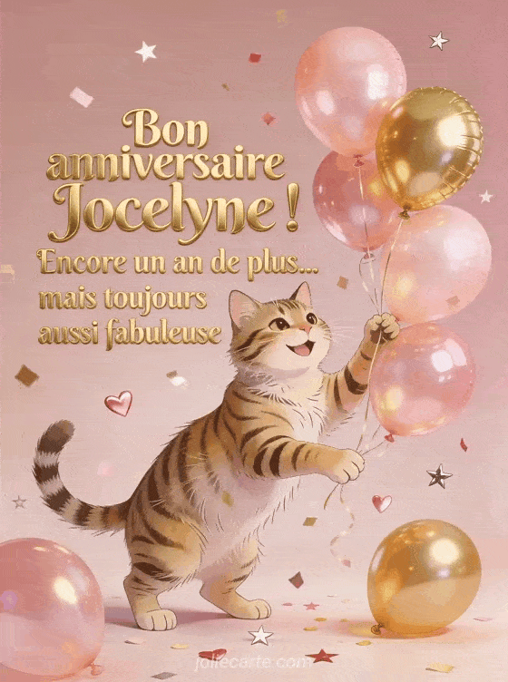 Joyeux anniversaire Jocelyne - Bon anniversaire jocelyne