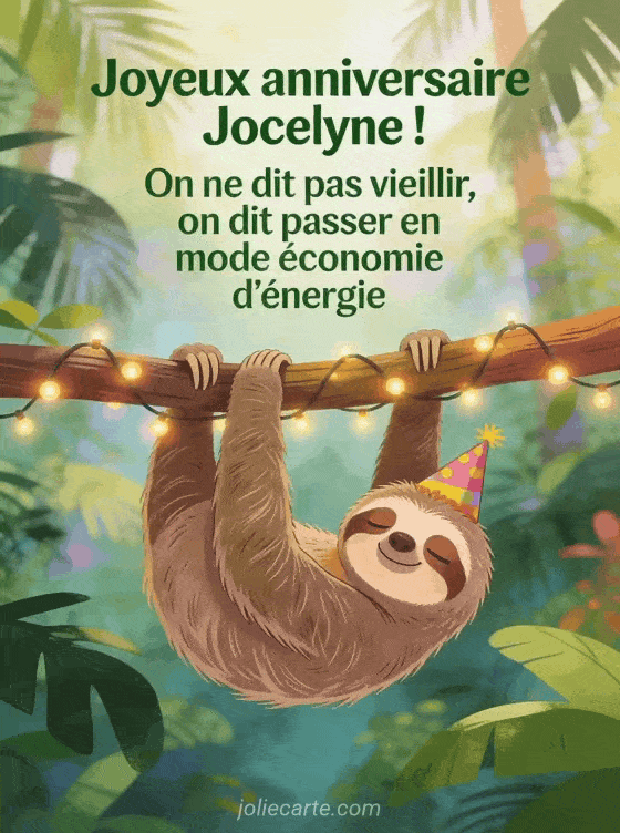 Joyeux anniversaire Jocelyne - Jocelyne humour