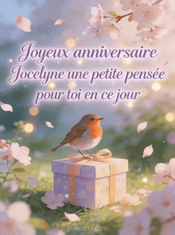 Joyeux anniversaire Jocelyne - Joyeux anniversaire jocelyne gif anime