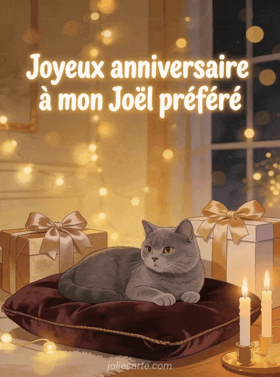 Joyeux anniversaire Joël - Carte joyeux anniversaire joel