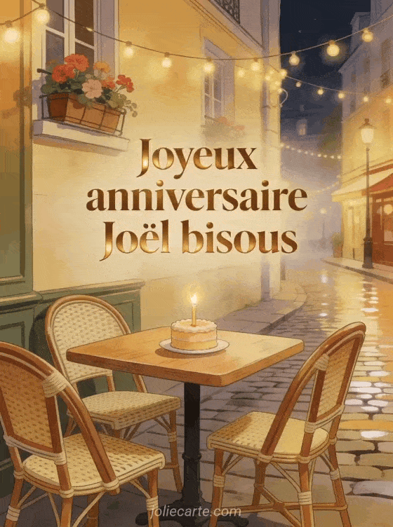 Joyeux anniversaire Joël - Joyeux anniversaire joel bisous