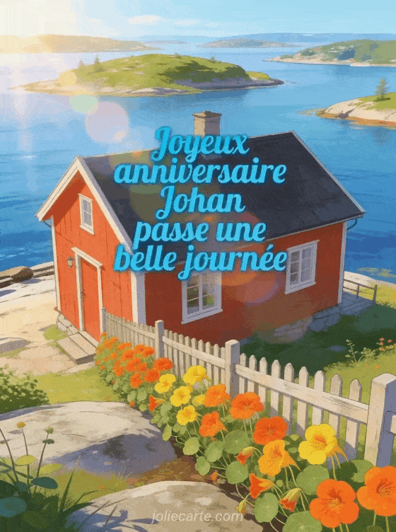 Joyeux anniversaire Johan - Carte joyeux anniversaire johan