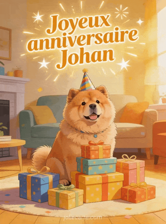 Joyeux anniversaire Johan - Carte joyeux anniversaire johan gratuite