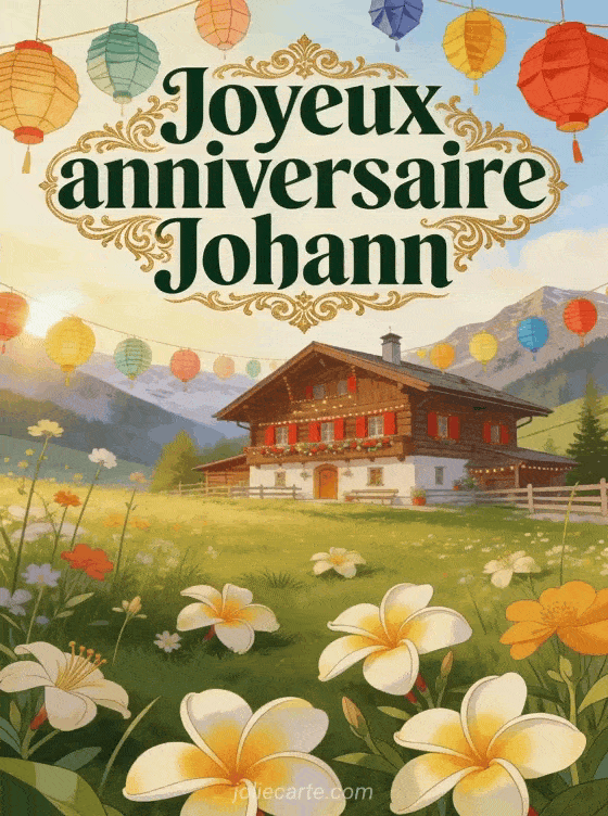 Joyeux anniversaire Johann - Joyeux anniversaire johann gif anime