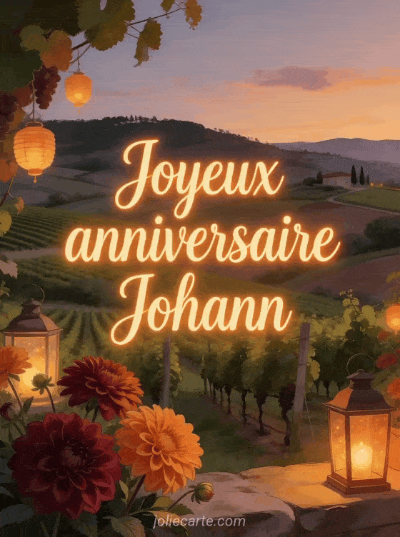 Joyeux anniversaire Johann - Joyeux anniversaire johann fleurs