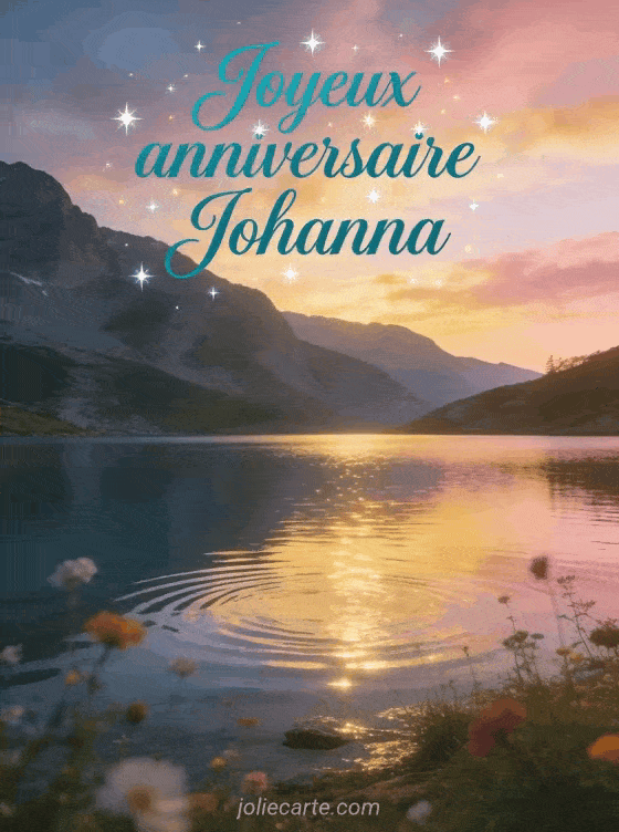 Joyeux anniversaire Johanna - Joyeux anniversaire johanna image