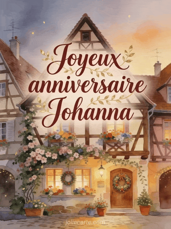 Joyeux anniversaire Johanna - Joyeux anniversaire johanna gif anime