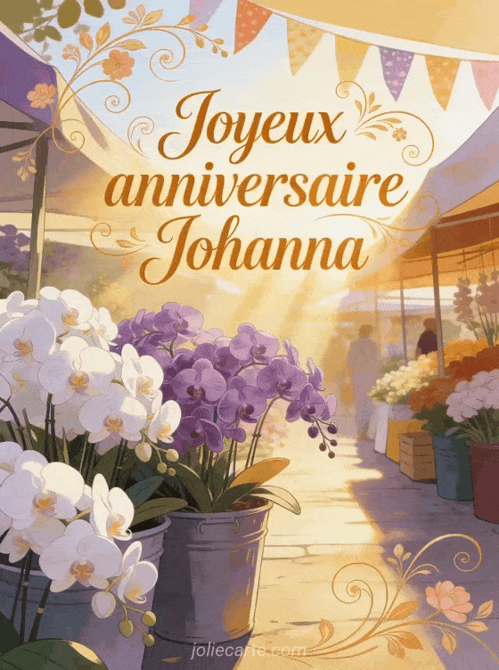 Joyeux anniversaire Johanna - Joyeux anniversaire johanna fleurs