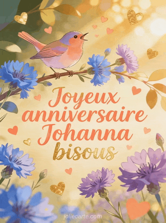 Joyeux anniversaire Johanna - Joyeux anniversaire johanna bisous