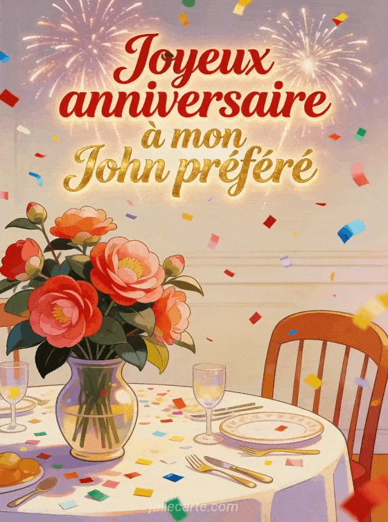 Joyeux anniversaire John - Joyeux anniversaire john gif