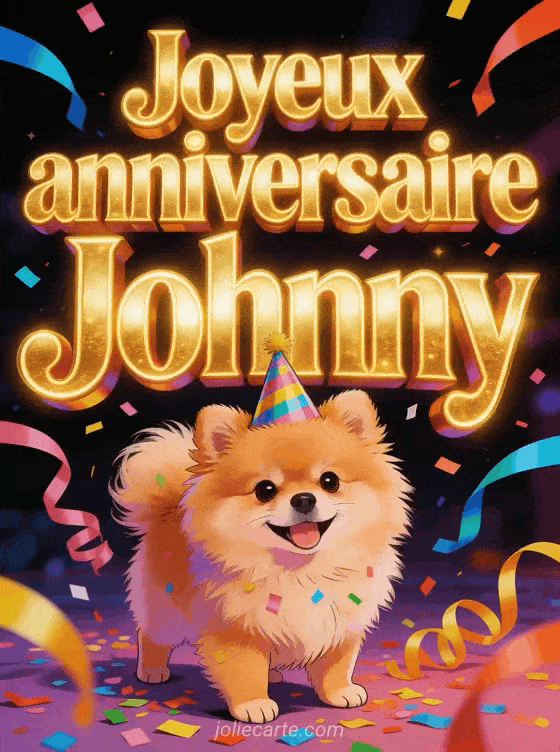 Joyeux anniversaire Johnny - Joyeux anniversaire johnny image