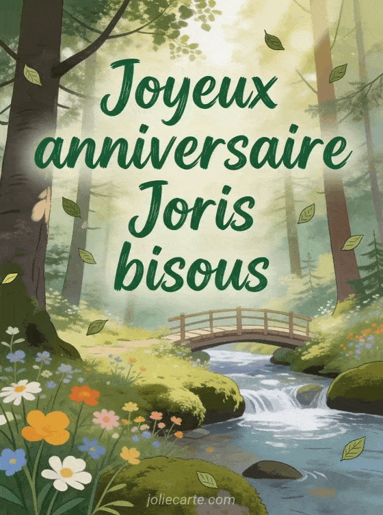 Joyeux anniversaire Joris - Joyeux anniversaire joris bisous
