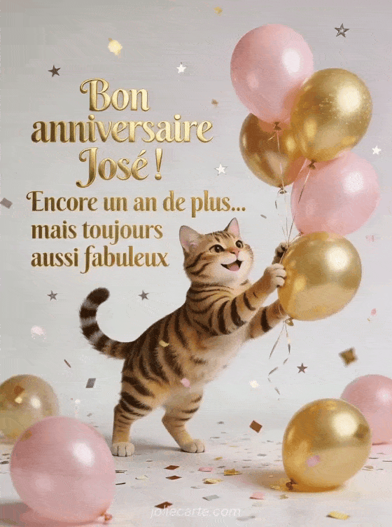 Joyeux anniversaire Jose - Bon anniversaire jose