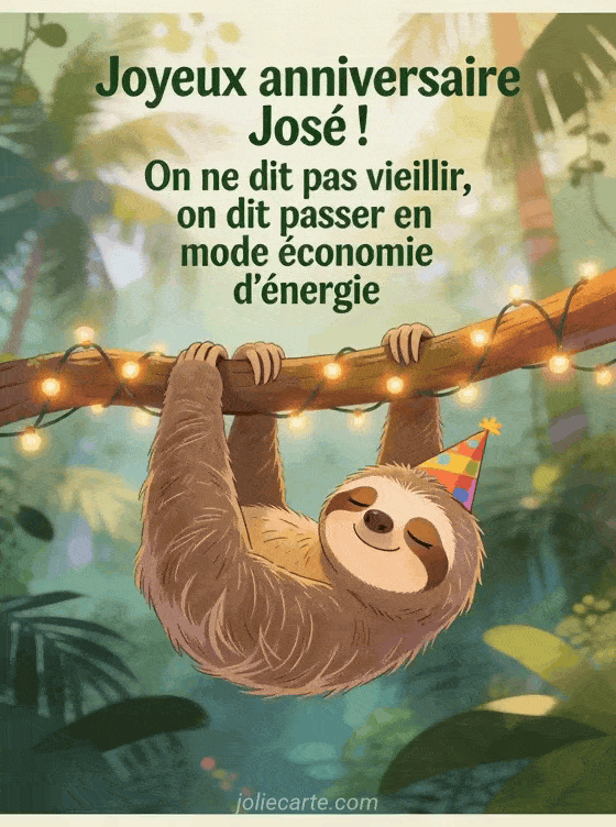 Joyeux anniversaire José - Joyeux anniversaire jose humour