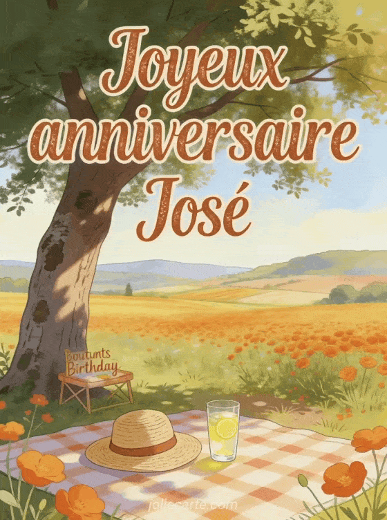 Joyeux anniversaire José - Joyeux anniversaire jose gif anime