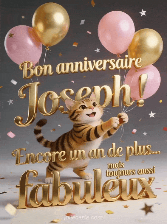 Joyeux anniversaire Joseph - Bon anniversaire joseph
