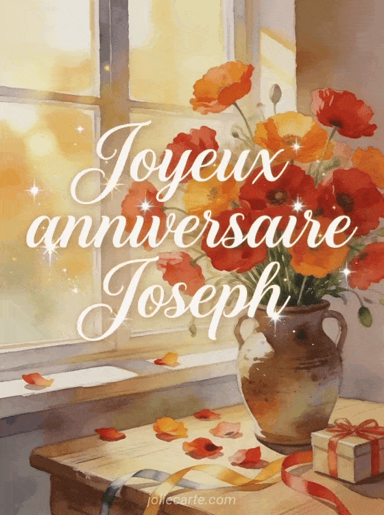 Joyeux anniversaire Joseph - Joyeux anniversaire joseph fleurs