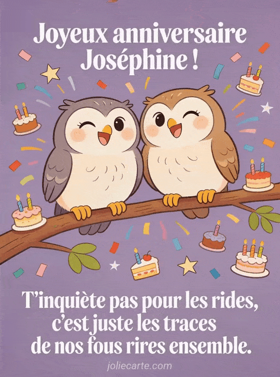 Joyeux anniversaire Josephine - Josephine rigolo