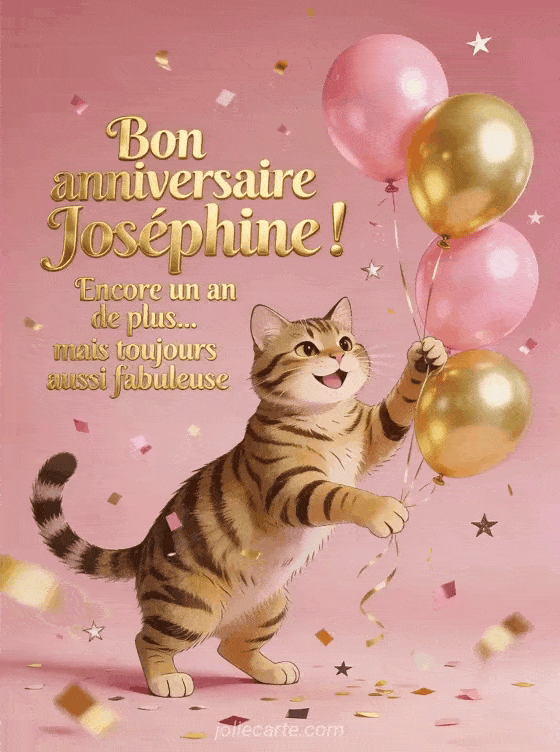 Joyeux anniversaire Josephine - Bon anniversaire josephine