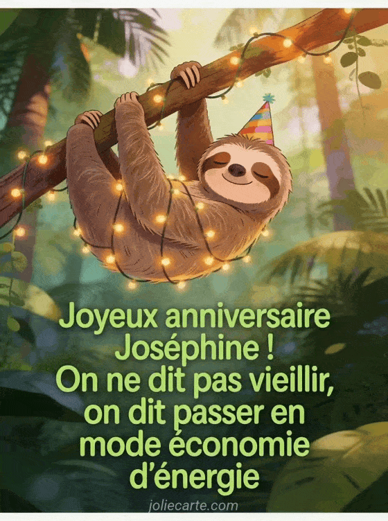 Joyeux anniversaire Josephine - Josephine humour