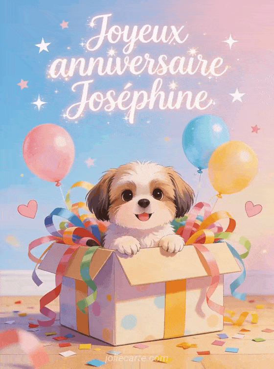 Joyeux anniversaire Joséphine - Carte joyeux anniversaire josephine gratuite