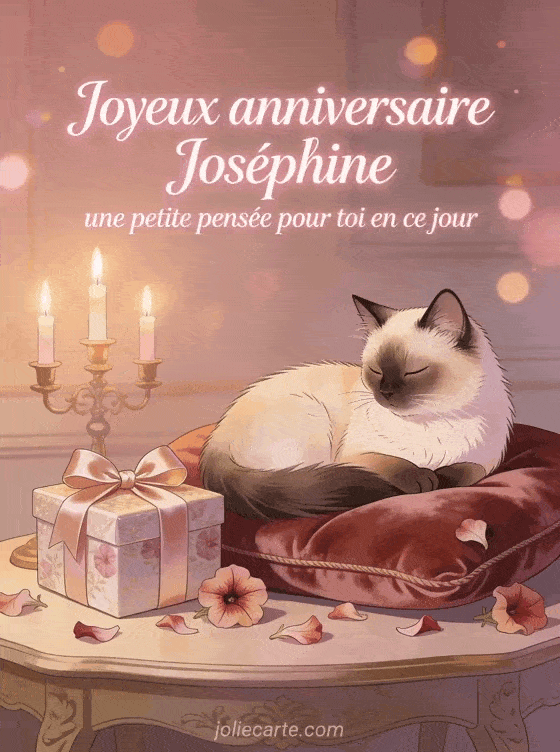 Joyeux anniversaire Joséphine - Joyeux anniversaire josephine mon amour