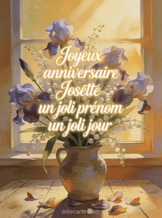 Joyeux anniversaire Josette - Joyeux anniversaire josette fleurs